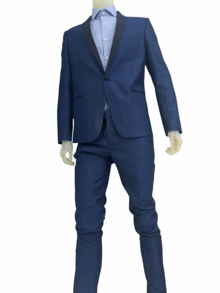 Abito uomo, dona un aspetto impeccabile e una vestibilità confortevole. completo di giacca dal design moderno con pantalone a gamba dritta.