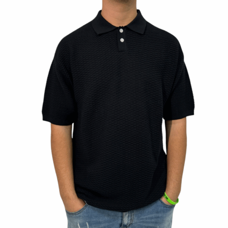 Polo regular fit black