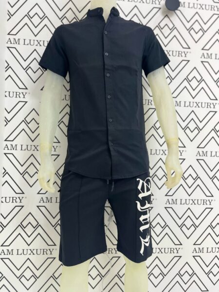 Camicia elasticizzata a mezze maniche