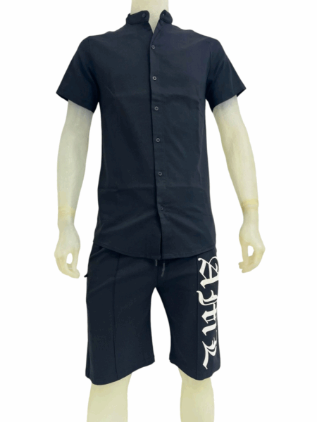 Camicia elasticizzata a mezze maniche
