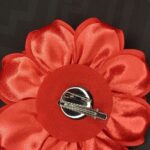 Spilla a forma di fiore con molletta - dove sboccia il tuo stile. - immagine 3