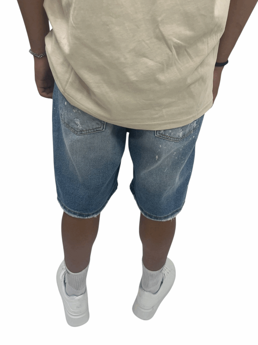 Jeans aml corto strappato - immagine 2