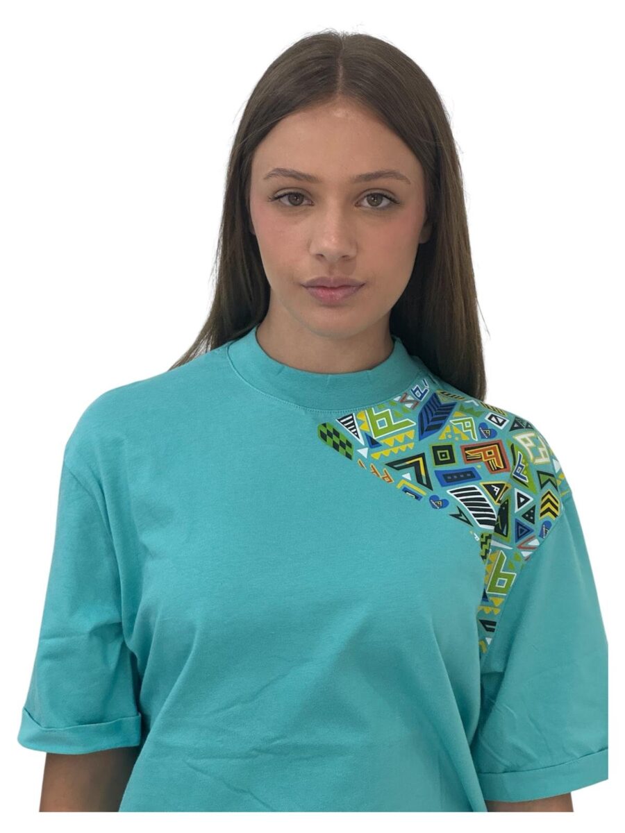 T-shirt géométrie intense - immagine 5