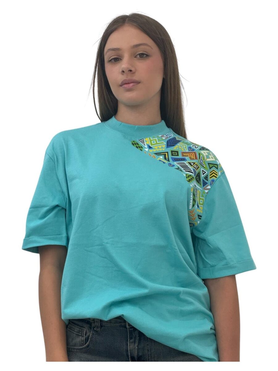 T-shirt géométrie intense - immagine 3