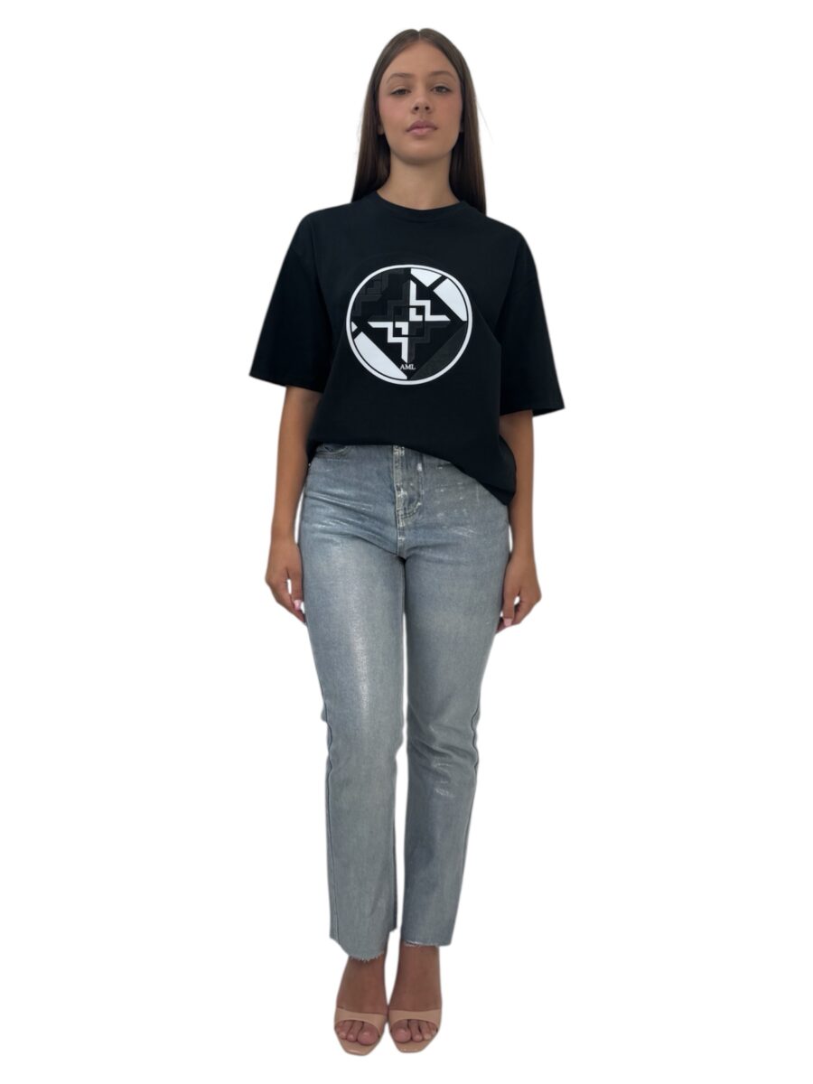 T-shirt aml noir - immagine 5