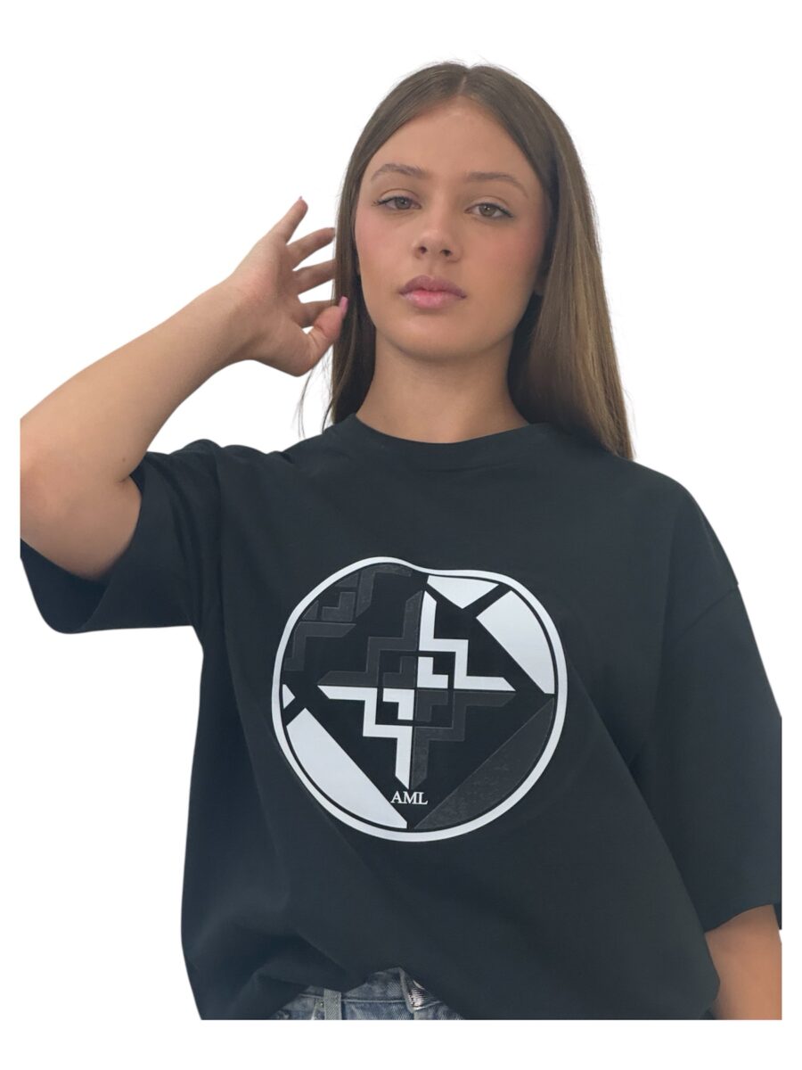 T-shirt aml noir - immagine 8