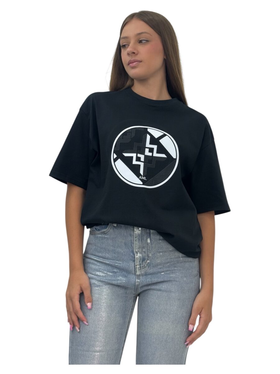 T-shirt aml noir - immagine 6