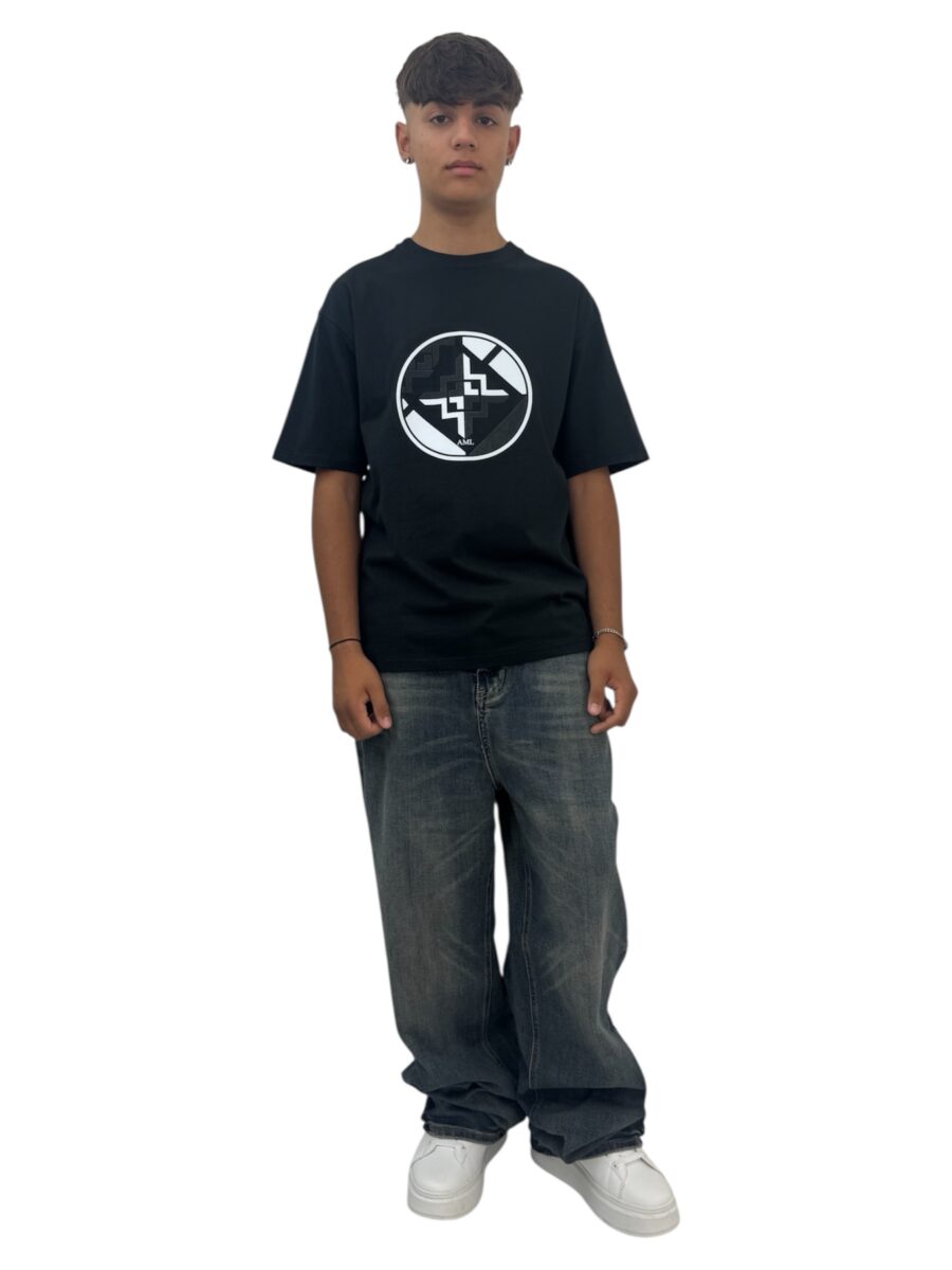 T-shirt aml noir - immagine 4