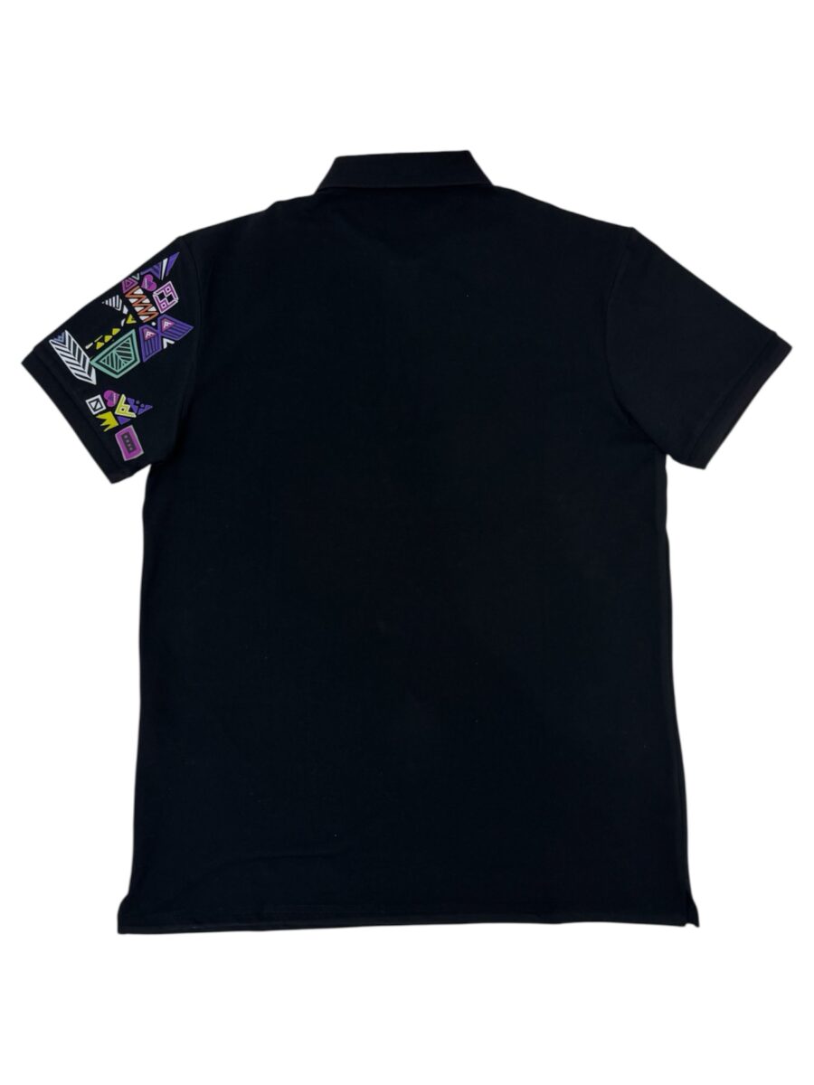 Polo mosaic nera - immagine 4