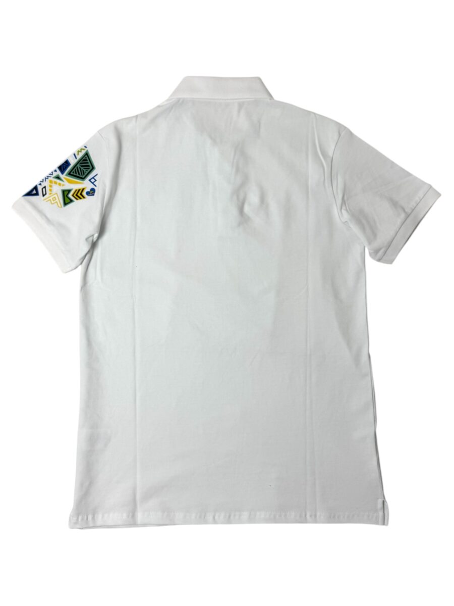 Polo mosaic bianco - immagine 4